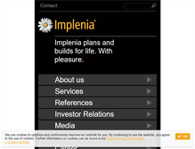 Tablet Screenshot of implenia.com